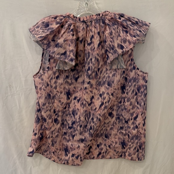 Rails Karysa print print ruffle top sz small - Picture 6 of 6